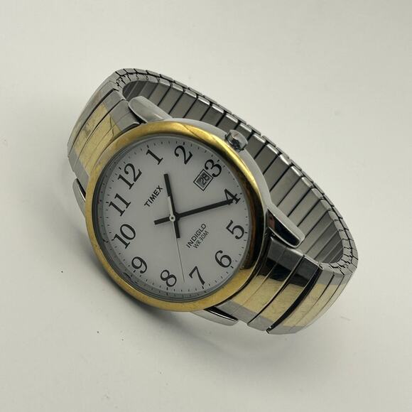 Timex Two-tone Easy Reader Men’s Watch Working New Battery main image 7